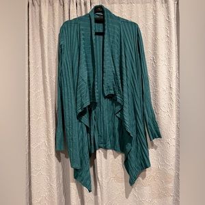 Turquoise Long Sleeve Cardigan